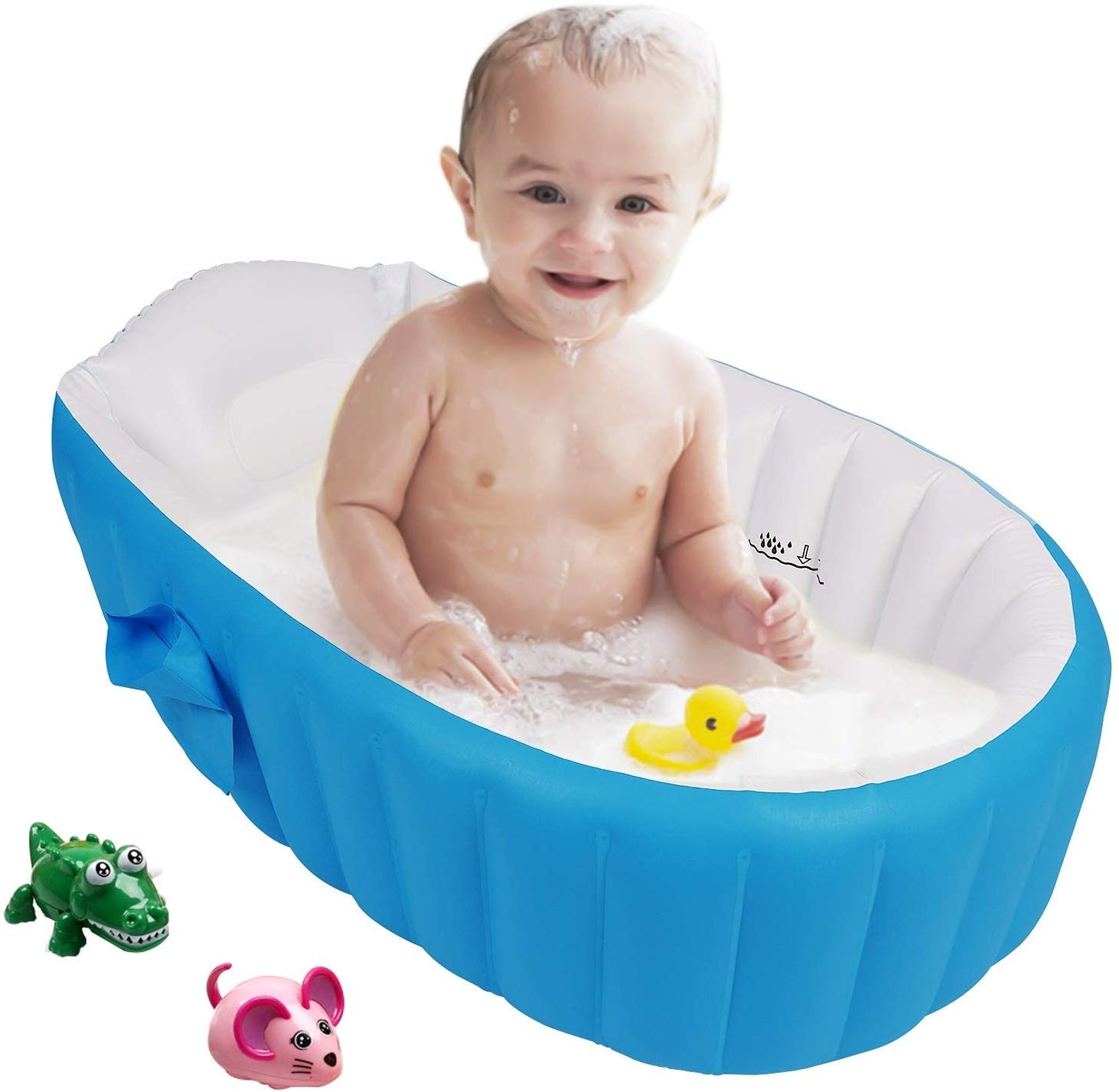 Baignoire bébé pliante, gonflable, sur pied… laquelle choisir
